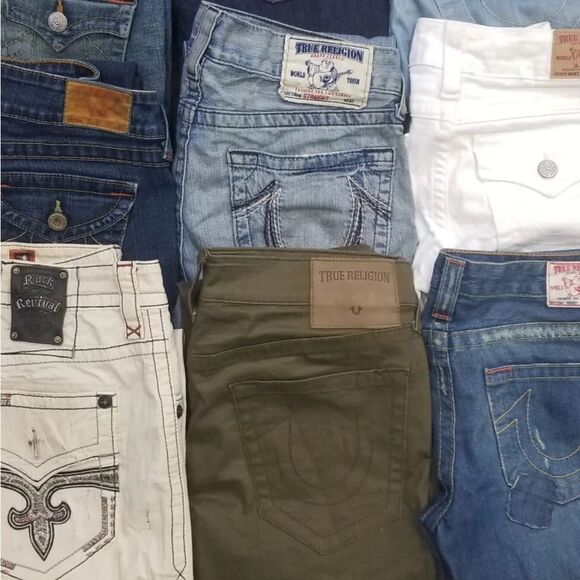 Mystery BOX OF 3 True Religion Jeans - Picture 10 of 12